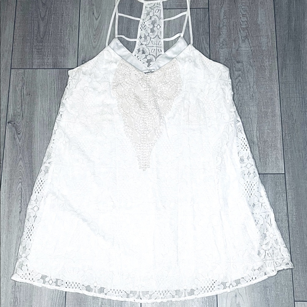 Beautiful Cream Lace Party Dress, Size XL